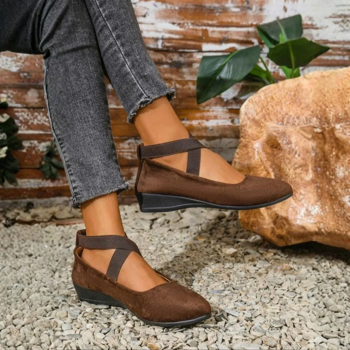 Leona | Closed Wedge Ballerina Shoes