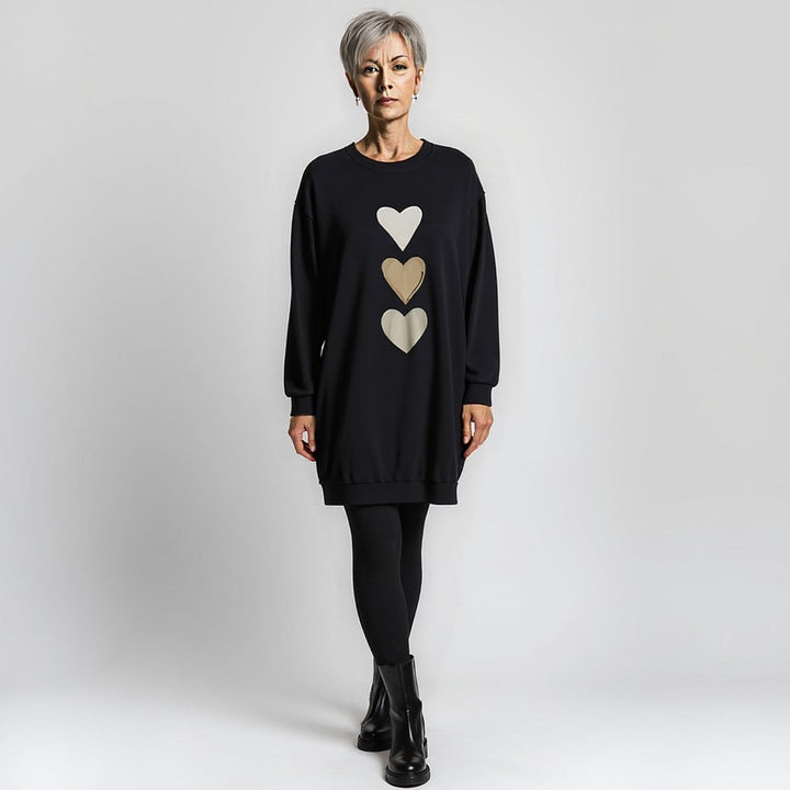 Elvia | Stylish Oversized Heart Sweater