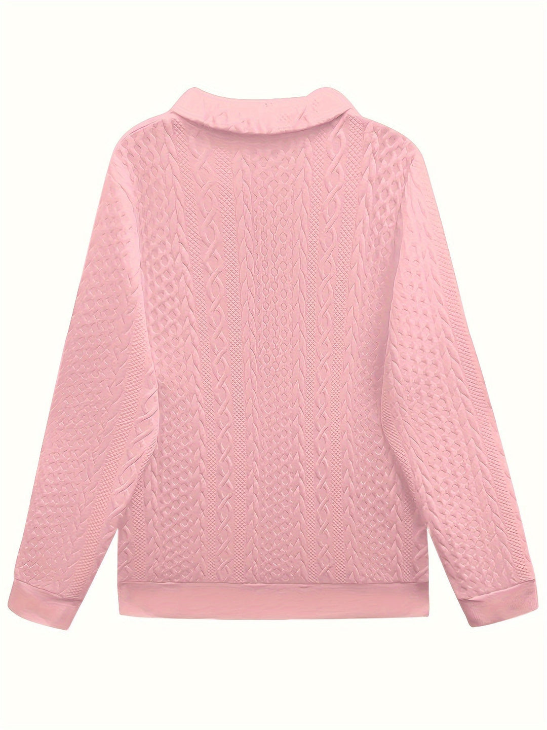 Diana | Chic Long Sleeve Zip Sweater