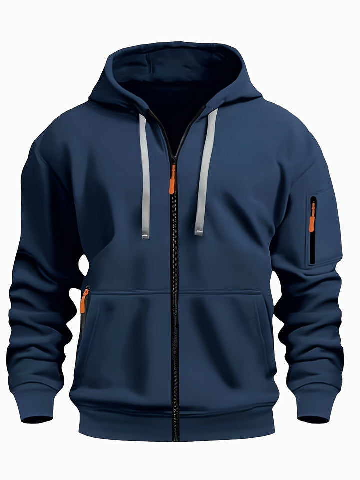 Matthew | Hooded Full-Zip Men's Jacket