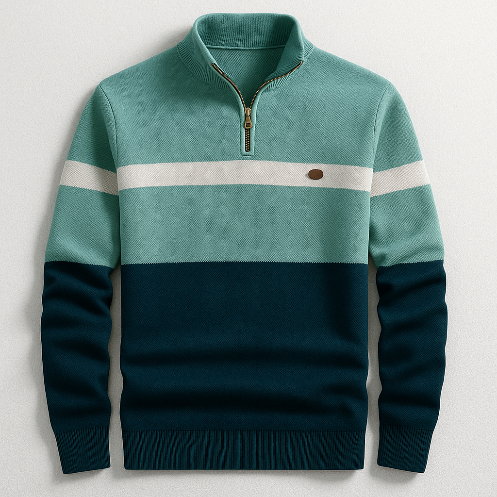 Avery | Heritage Quarter-Zip Sweater