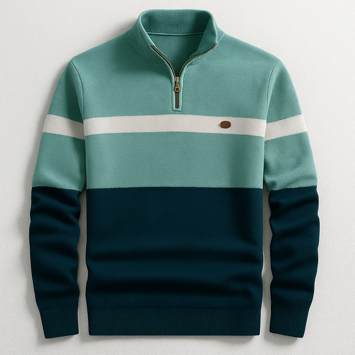 Avery | Heritage Quarter-Zip Sweater