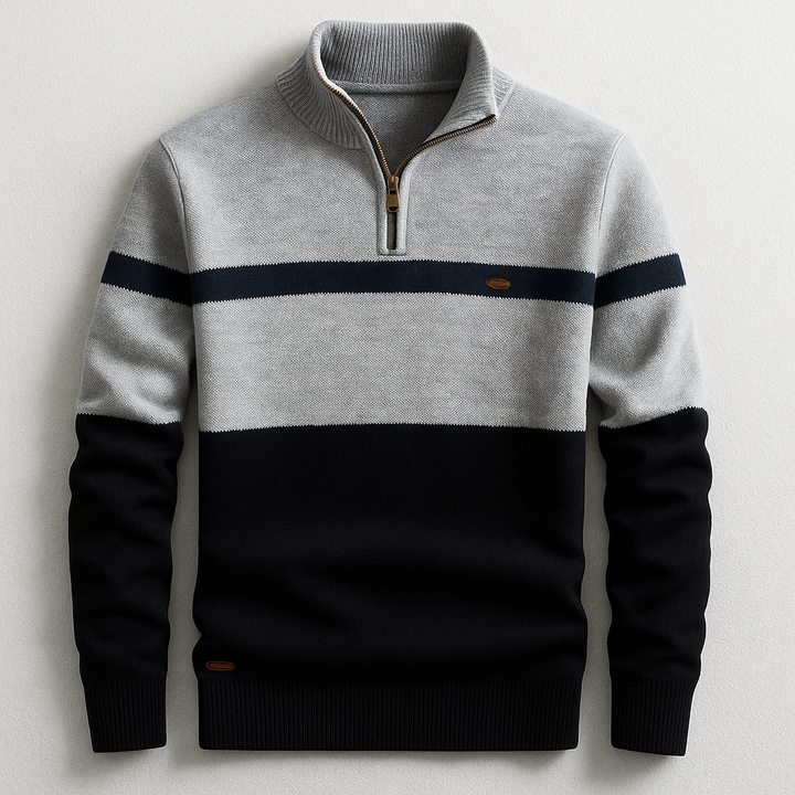 Avery | Heritage Quarter-Zip Sweater