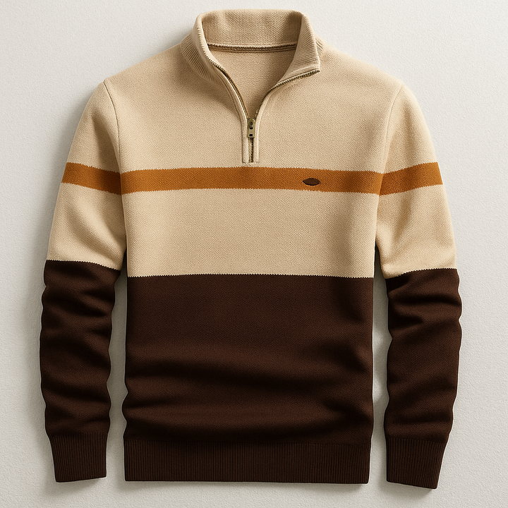 Avery | Heritage Quarter-Zip Sweater