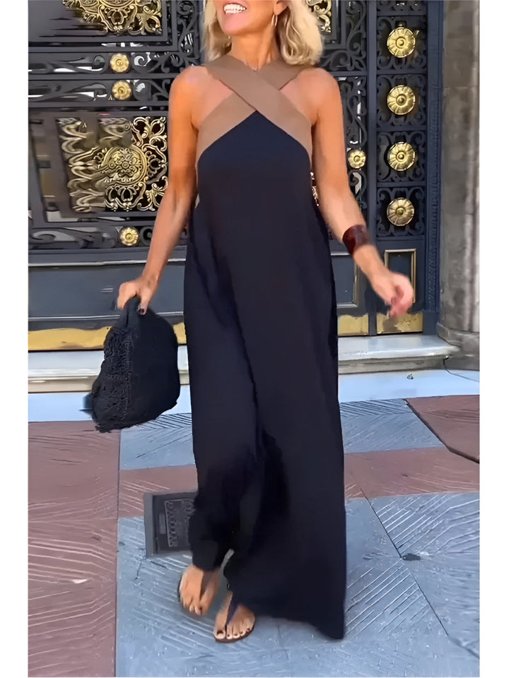 Katherine | Elegant Dress With Crossed Straps