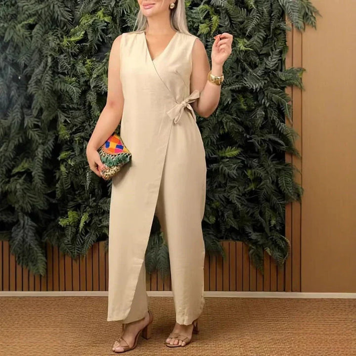 Melia | Luxury Wrap Jumpsuit