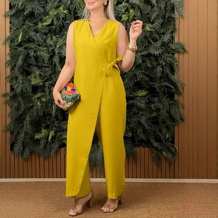 Melia | Luxury Wrap Jumpsuit